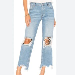 FREE PEOPLE Maggie Distressed Jeans 28
